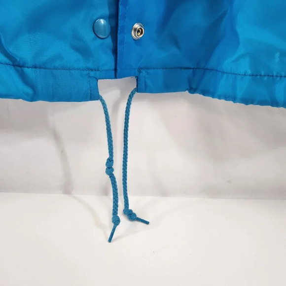 Vintage Blue Windbreaker Lightweight Jacket Womens Size 18 - Picture 2 of 10